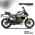 Duke 250 Gen 3 Graphic Sticker Kit