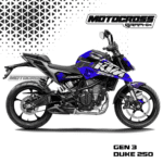 Duke 250 Gen 3 Graphic Sticker Kit