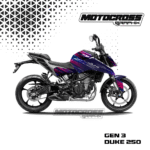 Duke 250 Gen 3 Graphic Sticker Kit