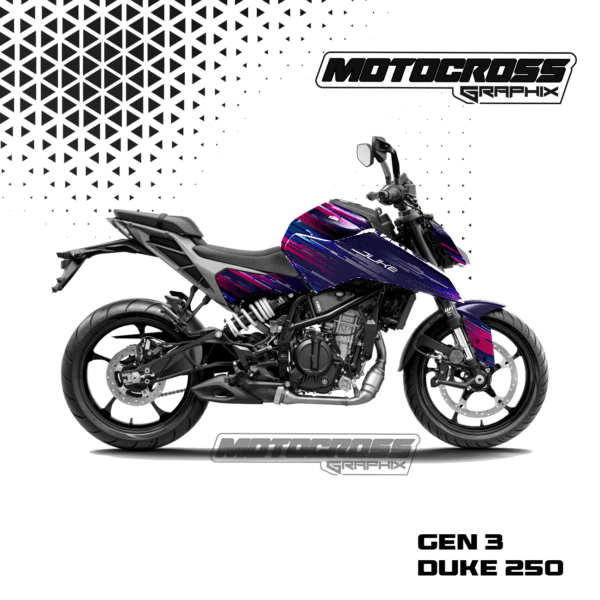 Duke 250 Gen 3 Graphic Sticker Kit