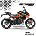 Duke 250 Gen 3 Graphic Sticker Kit