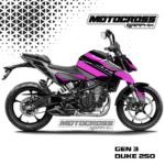 Duke 250 Gen 3 Graphic Sticker Kit