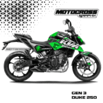 Duke 250 Gen 3 Graphic Sticker Kit
