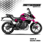 Duke 250 Gen 3 Graphic Sticker Kit