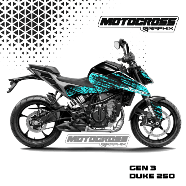 Duke 250 Gen 3 Graphic Sticker Kit
