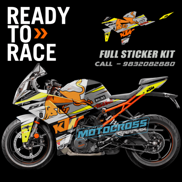 KTM RC NEW 200/390 REDBULL DECAL KIT
