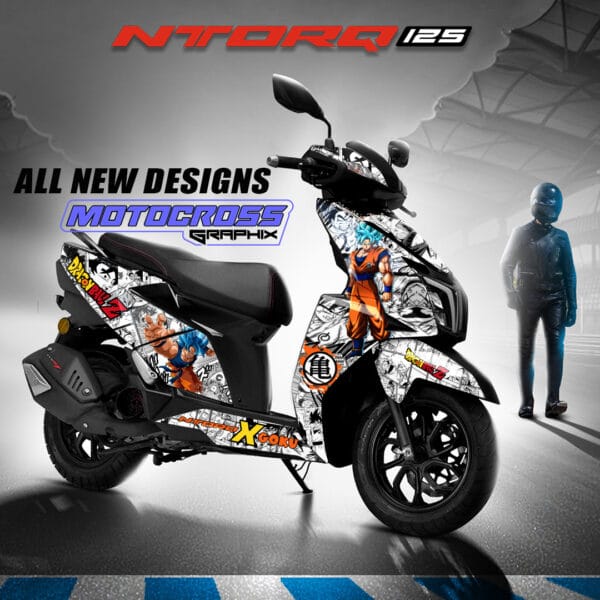 NTORQ GOKU EDITION DECAL KIT