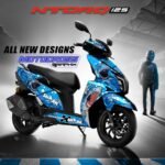 NTORQ BLUE SHARK DECAL KIT