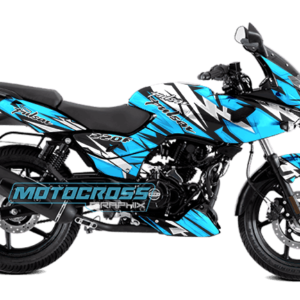 220 blue PULSAR 220 GRAPHIC STICKER KIT
