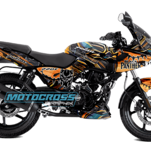 220 panthr PULSAR 220 GRAPHIC STICKER KIT-BLACK PANTHER