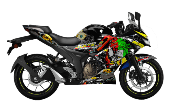 GIXXER SF JOKER GRAPHIC STICKER