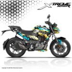 Xtreme 125R Graphic Kit - [Full body sticker kit |Edge to Edge finish]