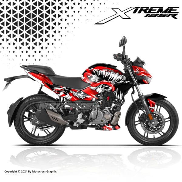 Xtreme 125R Graphic Kit -VENOM ED. [Full body sticker kit |Edge to Edge finish]