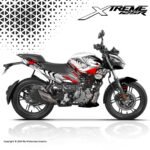 Xtreme 125R Graphic Kit -Shark [Full body sticker kit |Edge to Edge finish]