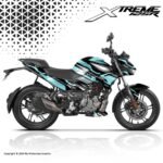 Xtreme 125R Graphic Kit -Striped [Full body sticker kit |Edge to Edge finish]
