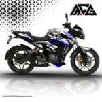 PULSAR NS 200/160 GRAPHIC KIT – GT BLUE