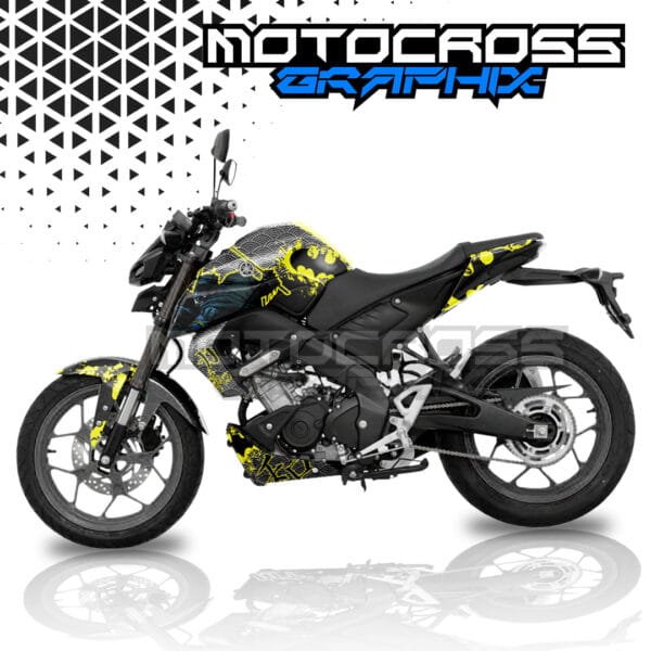 Yamaha MT15 Graphic Sticker Kit by Motocross Graphix