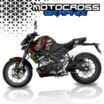 Yamaha MT15 Graphic Sticker Kit by Motocross Graphix