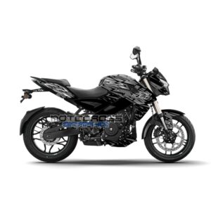 NS400GREYQ Pulsar NS 400 Z Graphic Sticker Kit by Motocross Graphix