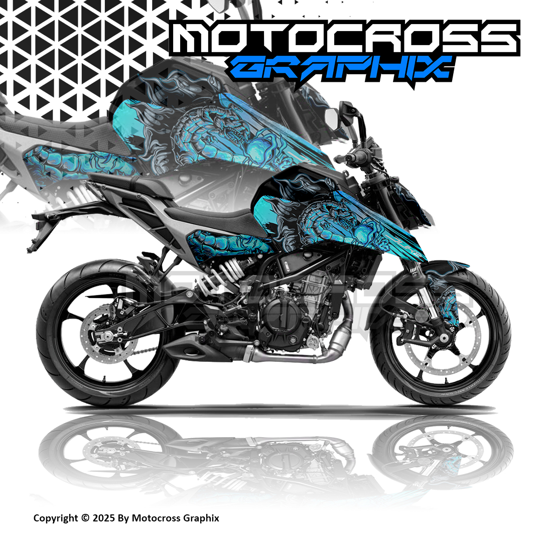 DUKE 250 GEN3 DRAGON DECAL KIT