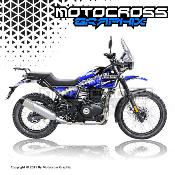 HIMALAYAN 411 BLUE SPLATTER