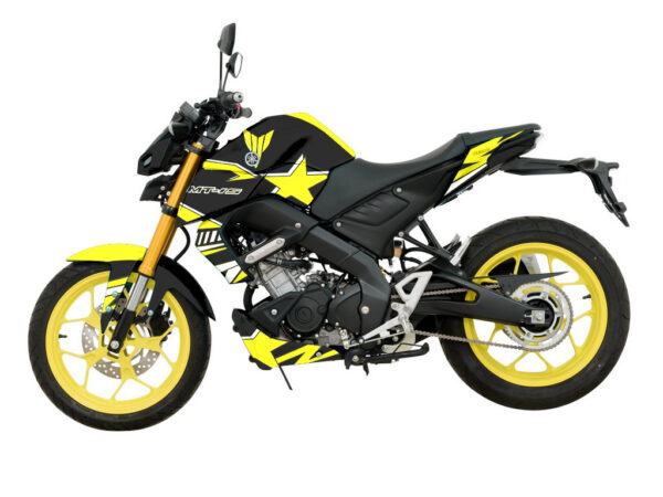 MT15 YELLOW STAR DECAL KIT