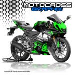 R15M/R15 V4 GREEN SPLATTER DECAL KIT
