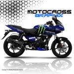 Pulsar 220 Monster Graphic Sticker Kit