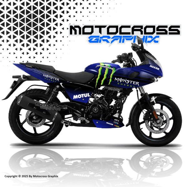 Pulsar 220 Monster Graphic Sticker Kit