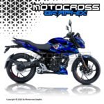 Pulsar N160/250 Anime Blue Graphic Kit