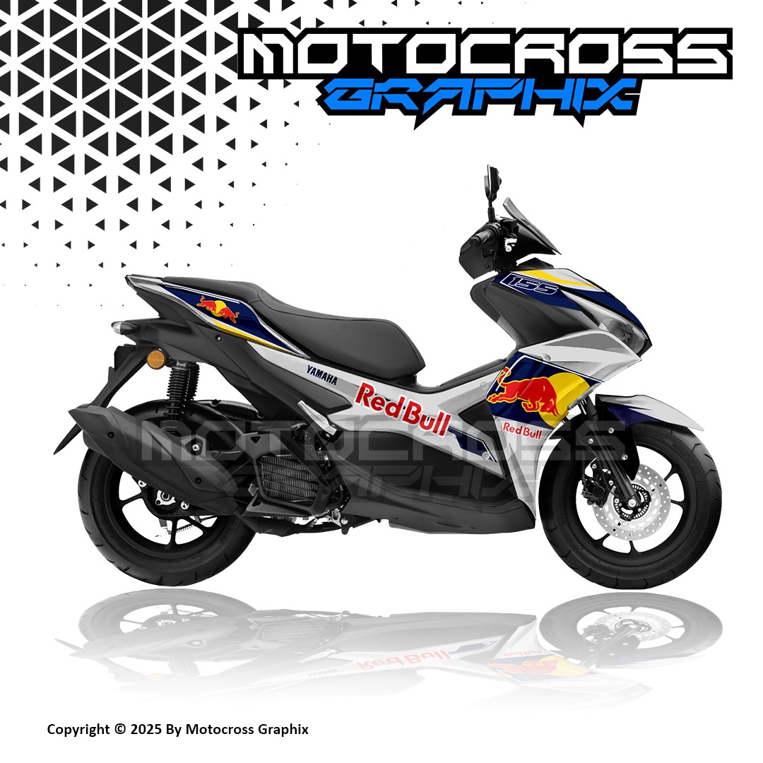 Aerox 155 Redbull Graphic Sticker Kit