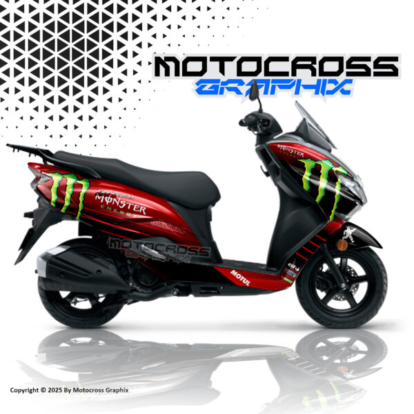 Suzuki Burgman Graphic Sticker Kit