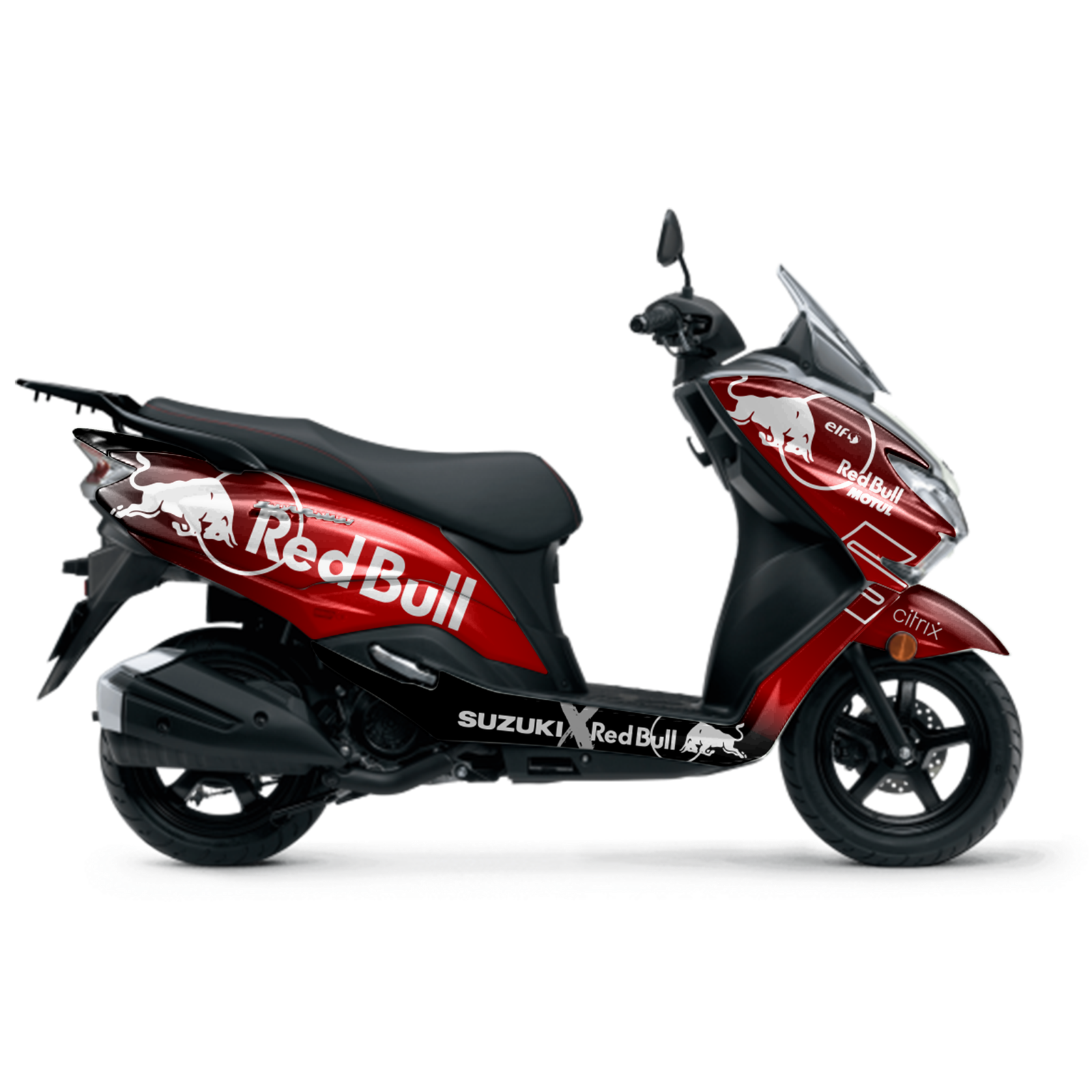 burgman Q2 Suzuki Burgman Graphic Sticker Kit - Image 1