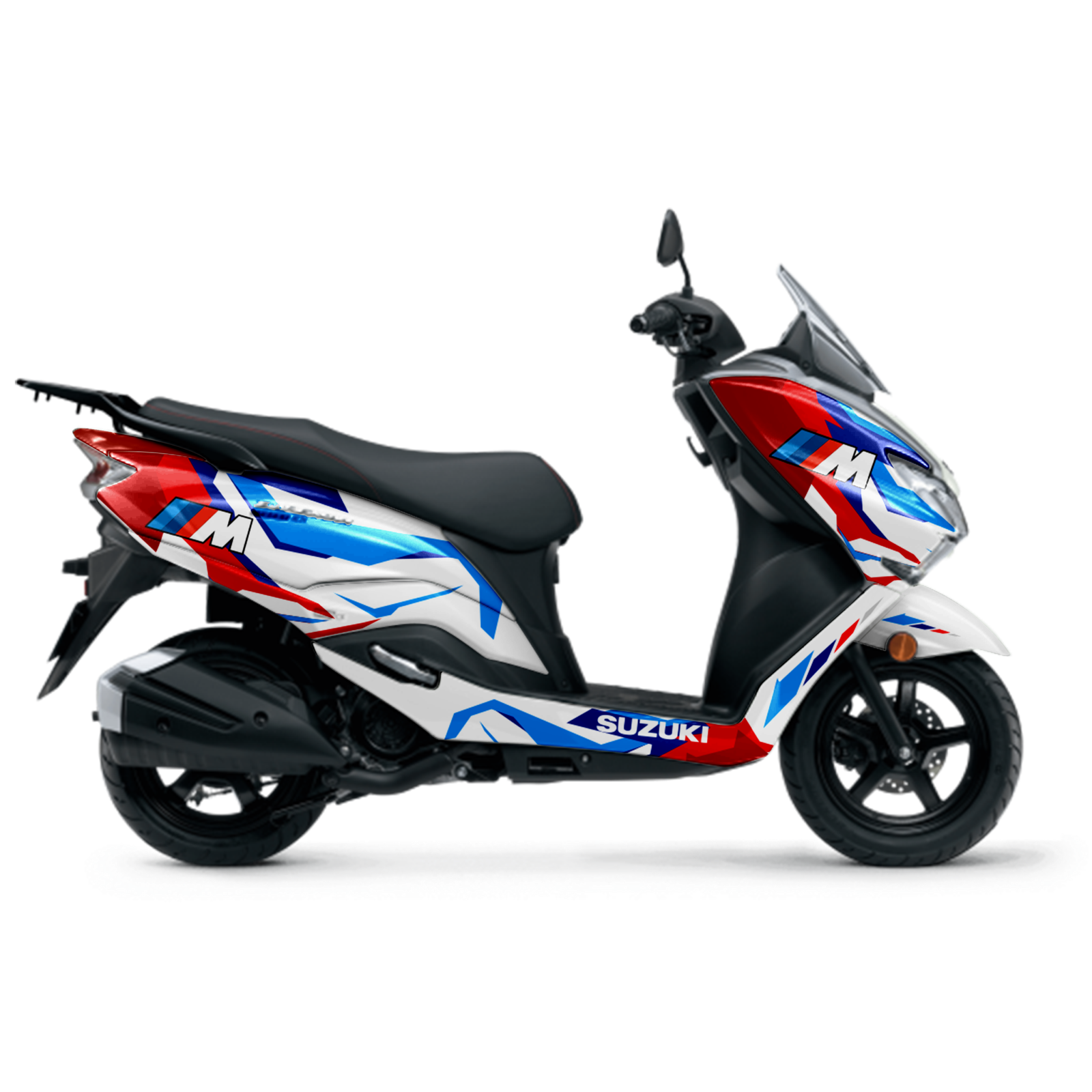 burgman q1 Suzuki Burgman Graphic Sticker Kit - Image 1
