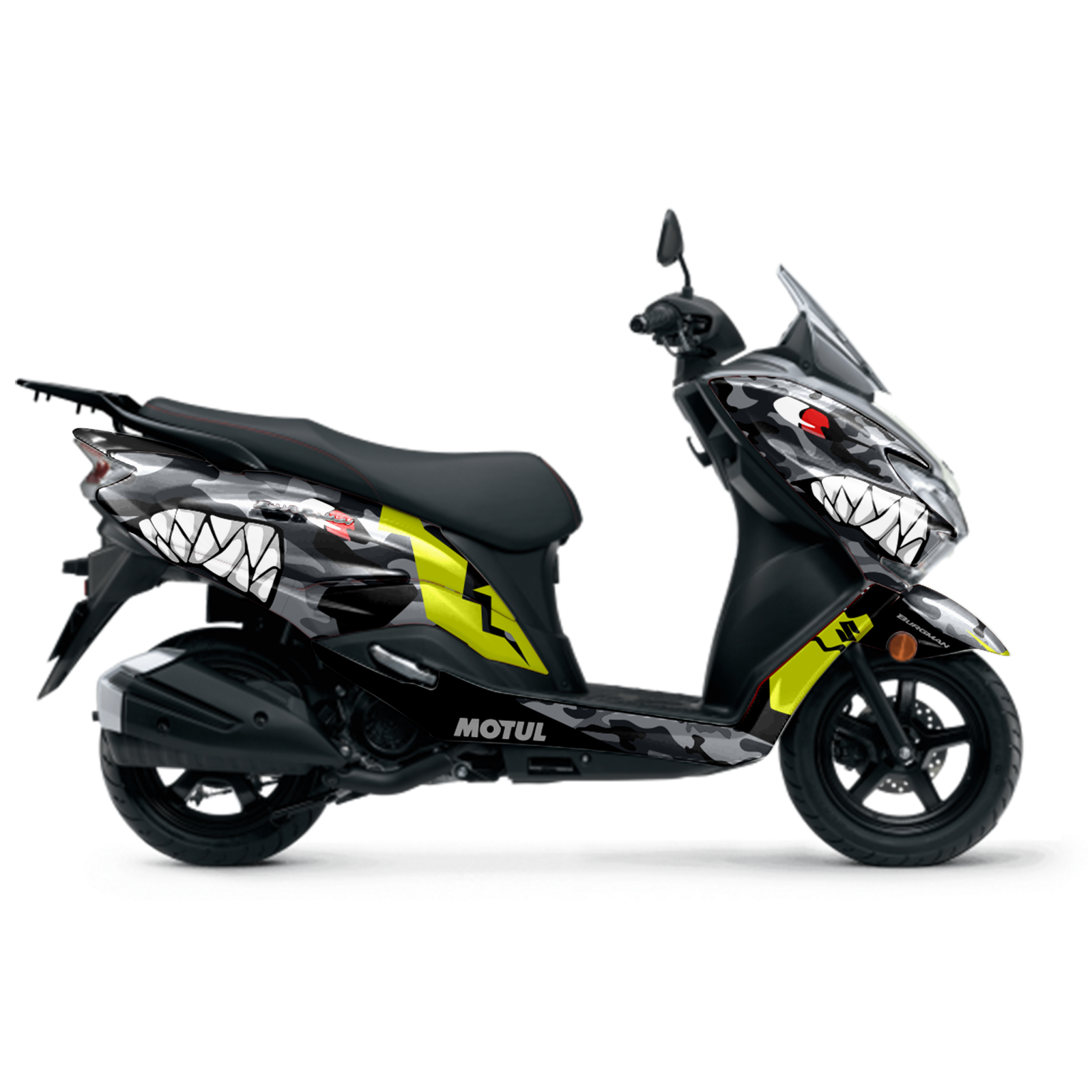 burgman q3 Suzuki Burgman Graphic Sticker kit - Image 1