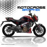Dominar Red Track Graphic Kit