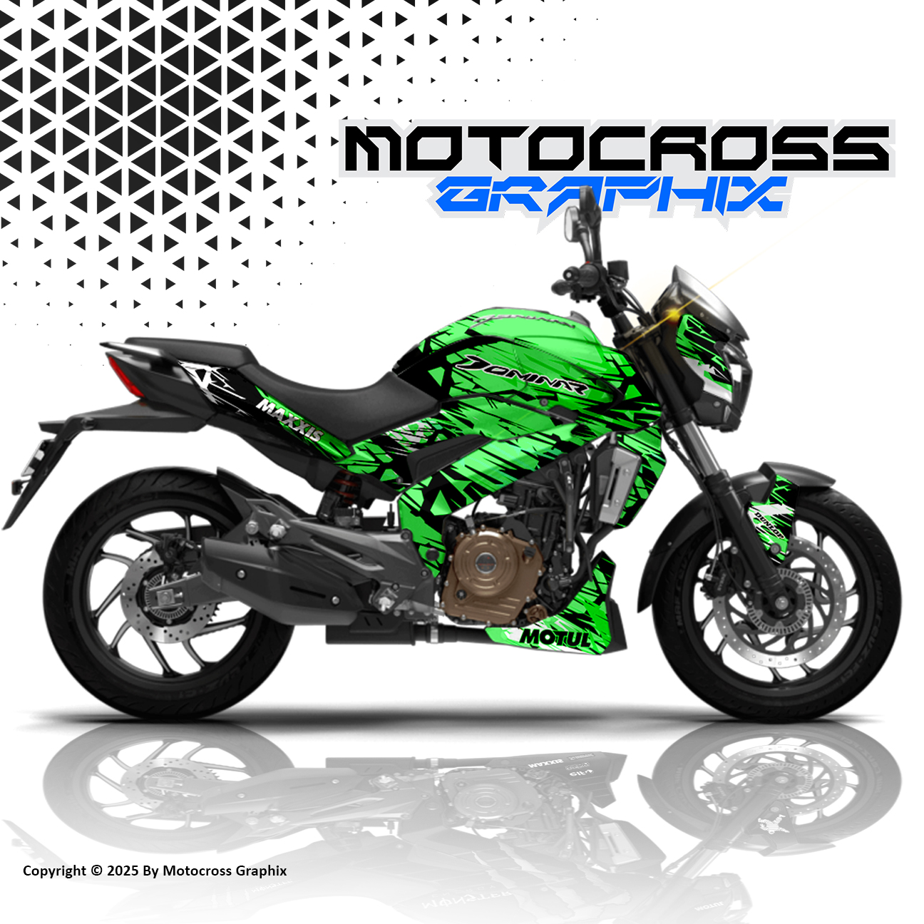 Dominar Green Maxxis Graphic Kit