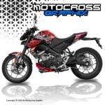 Yamaha MT15 Dragon Graphic Sticker Kit by Motocross Graphix - Image 2