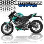 Yamaha MT15 Dragon Graphic Sticker Kit by Motocross Graphix - Image 3