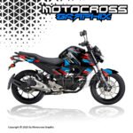 FZS V3 BLU RED GRAPHIC KIT