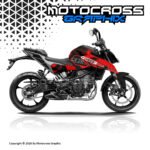 DUKE 250 GEN3 RED DECAL KIT