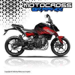 DUKE GEN3 250 RED GRPHICS KIT