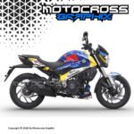 Bajaj Dominar Graphic Sticker Kit | RedBul |