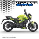 Bajaj Dominar Graphic Sticker Kit | Yellow |