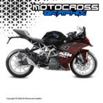 KTM RC 125 /200/390 Graphic Sticker Kit | Red Ash |